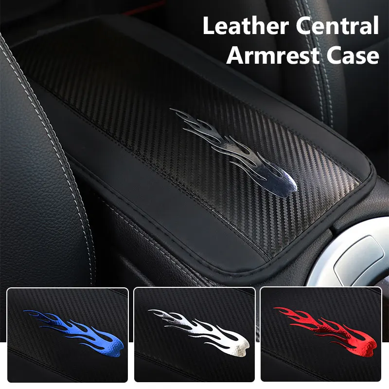 Carbon Fiber Leather Car Central Armrest Pad Flame Pattern Arm Rest Seat Box Mat Cushion Pillow Cover Vehicle Protective Styling
Carbon Fiber Leather Car Central Armrest Pad Flame Pattern Arm Rest Seat Box Mat Cushion Pillow Cover Vehicle Protective Styling