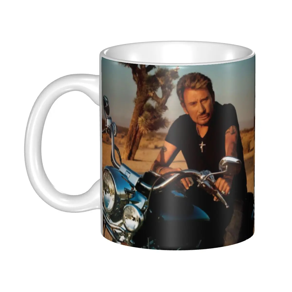 Motorcycle Johnny Hallyday Coffee Mug DIY Customized French Rock Singer Ceramic Milk Tea Mug
Motorcycle Johnny Hallyday Coffee Mug DIY Customized French Rock Singer Ceramic Milk Tea Mug