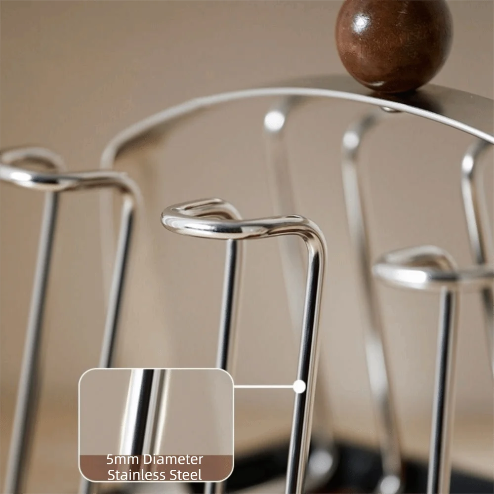 Stainless Steel Cup Drying Rack Anti-slip Upside Down Water Cup Storage Rack Decorative Space Saving Tea Cup Holder Dining Table
Stainless Steel Cup Drying Rack Anti-slip Upside Down Water Cup Storage Rack Decorative Space Saving Tea Cup Holder Dining Table