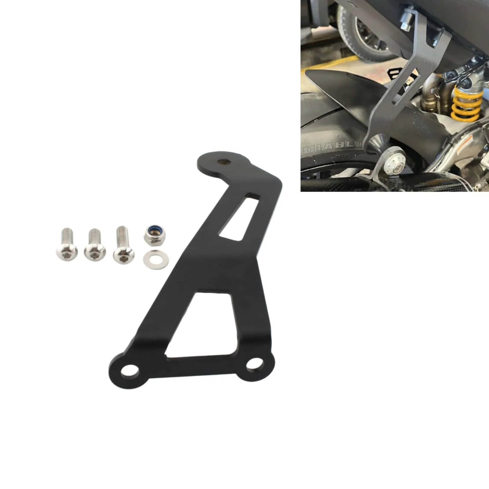 For Aprilia RSV4 rsv4 Tuono V4 2021 2022 2023 Motorcycle Aluminum Exhaust Hanger Bracket Black Accessories Muffler Suppor
For Aprilia RSV4 rsv4 Tuono V4 2021 2022 2023 Motorcycle Aluminum Exhaust Hanger Bracket Black Accessories Muffler Suppor