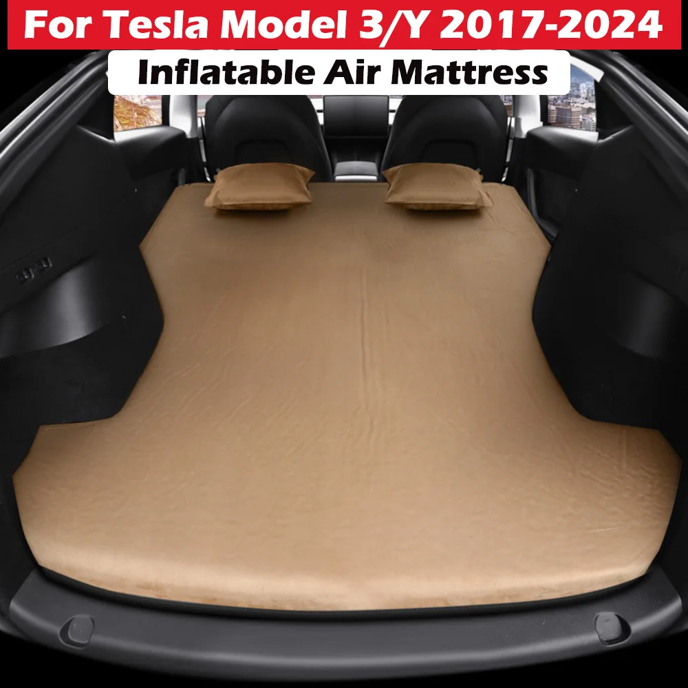 Inflatable Air Mattress For Tesla Model 3 2017-2024&Model Y 2017-2024, Self Inflating Sleeping Pad for Camping Memory Mattress
Inflatable Air Mattress For Tesla Model 3 2017-2024&Model Y 2017-2024, Self Inflating Sleeping Pad for Camping Memory Mattress