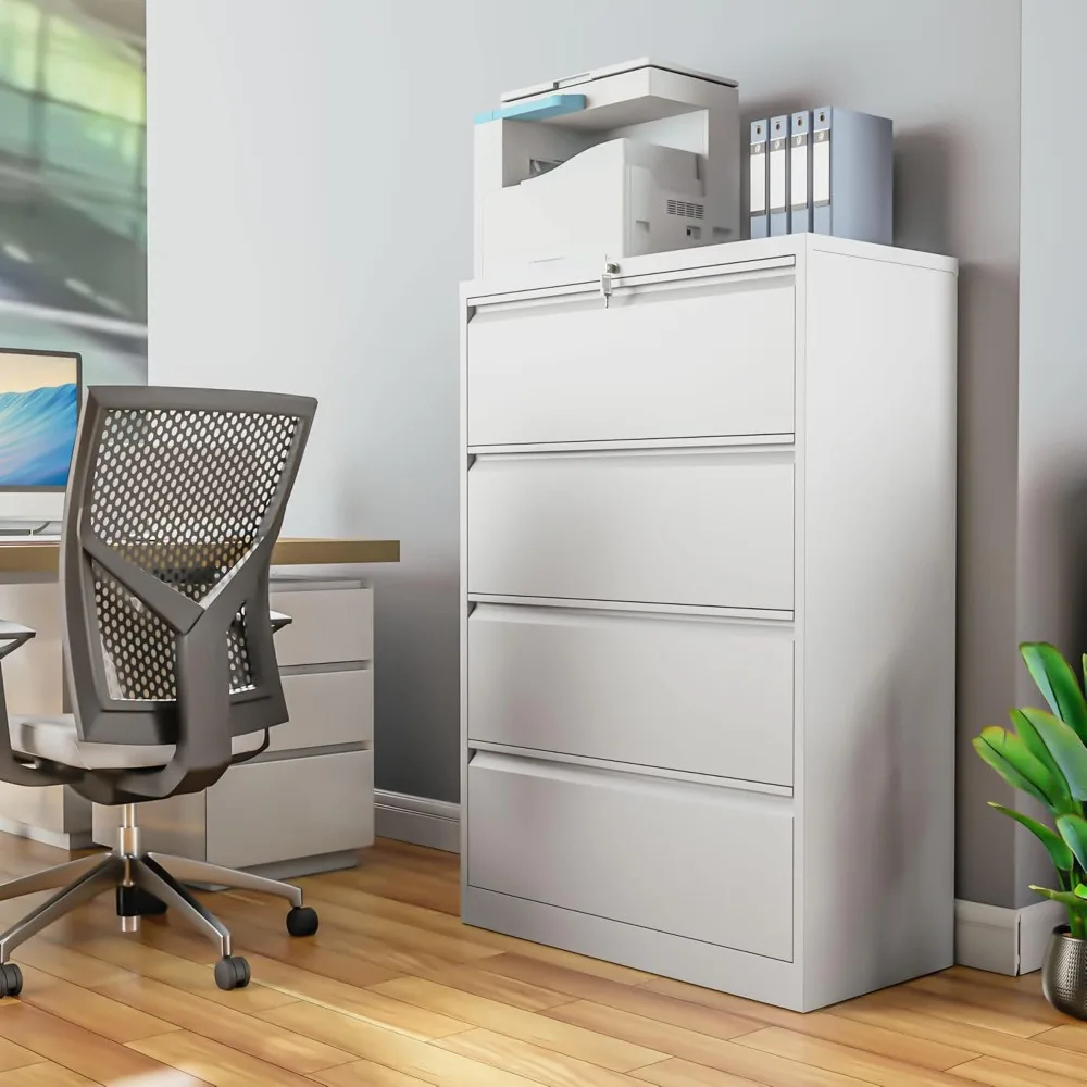 Side mounted file cabinet with lock, 4-drawer metal stainless steel file cabinet, suitable for letters and office file cabinets
Side mounted file cabinet with lock, 4-drawer metal stainless steel file cabinet, suitable for letters and office file cabinets