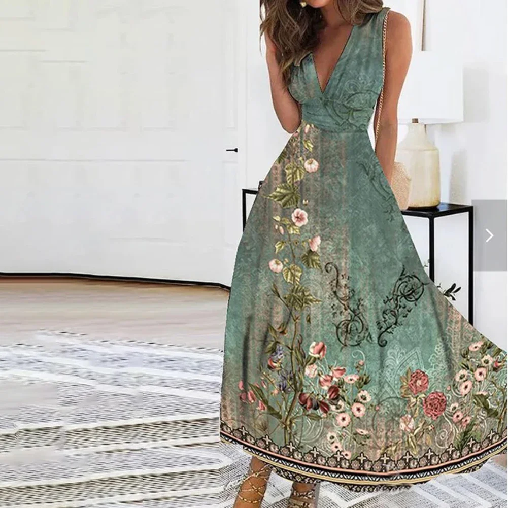 Beach Vacation Dress Solid Color Summer V Neck High Waist Polyester Regular Sleeveless Slight Stretch Vacation
Beach Vacation Dress Solid Color Summer V Neck High Waist Polyester Regular Sleeveless Slight Stretch Vacation