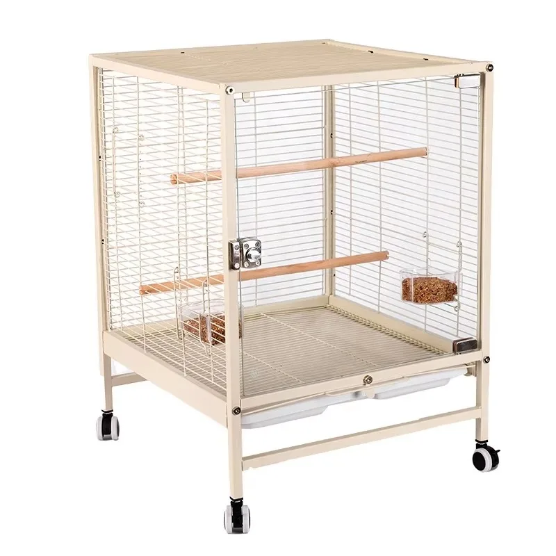 Birdcage New Parrot Cage Metal Splash-proof Panoramic Glass Anti-Escape Design Small Sun Xuan Feng Peony Luxury Factory Model
Birdcage New Parrot Cage Metal Splash-proof Panoramic Glass Anti-Escape Design Small Sun Xuan Feng Peony Luxury Factory Model