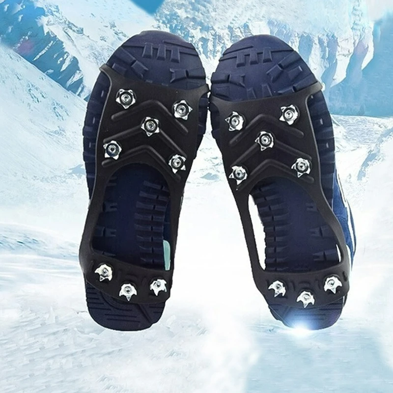 Outdoor Ice Grip Non-Slip Shoe Covers for Mountaineering, Hiking, Snow Boots, Winter Wear-Resistant Climbing Spikes
Outdoor Ice Grip Non-Slip Shoe Covers for Mountaineering, Hiking, Snow Boots, Winter Wear-Resistant Climbing Spikes