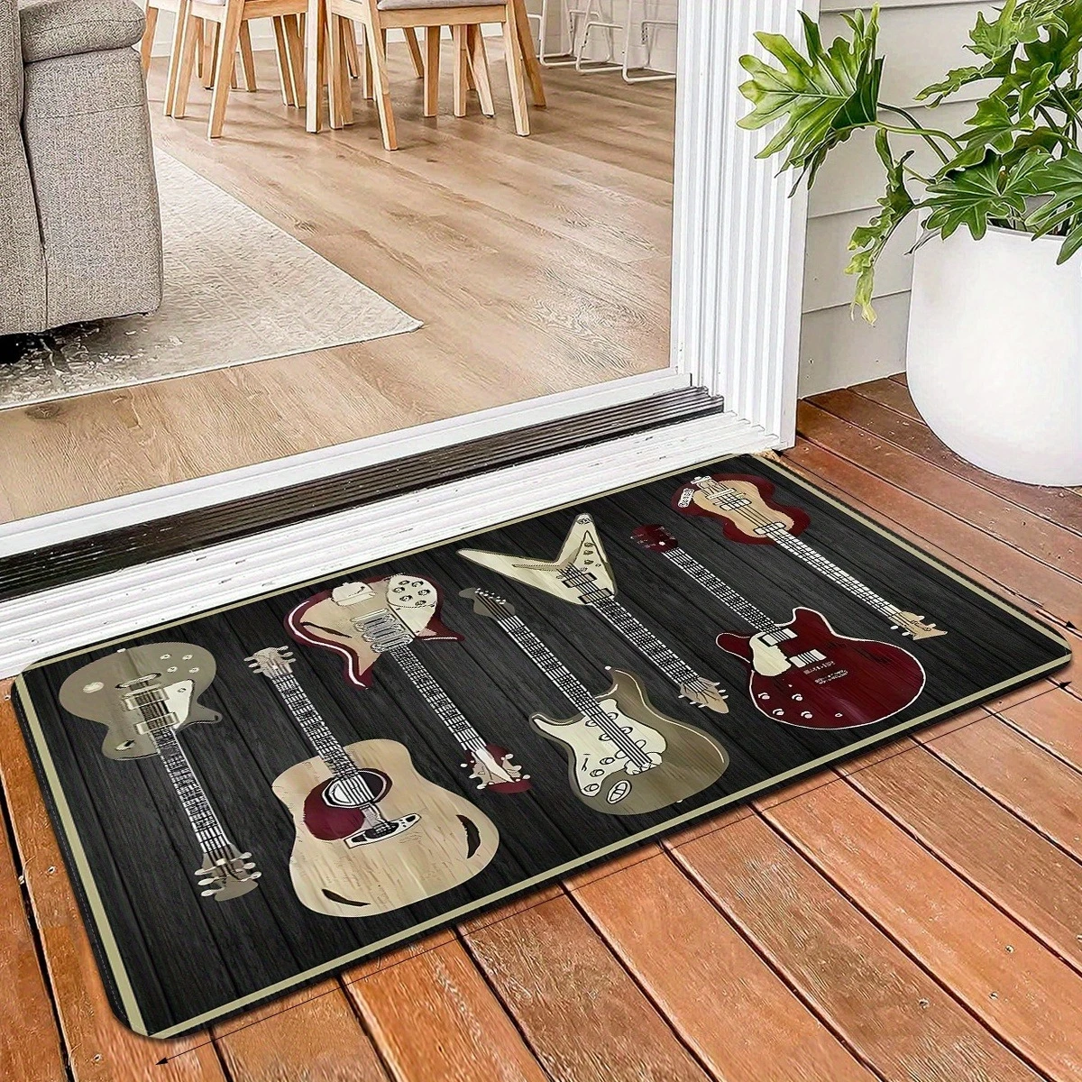 1PC Guitar Pattern Door Mats Kitchen Rugs Non-Slip Pop arts design Living room Rugs Bath Mat Carpet for Home Sink Laundry Decor
1PC Guitar Pattern Door Mats Kitchen Rugs Non-Slip Pop arts design Living room Rugs Bath Mat Carpet for Home Sink Laundry Decor