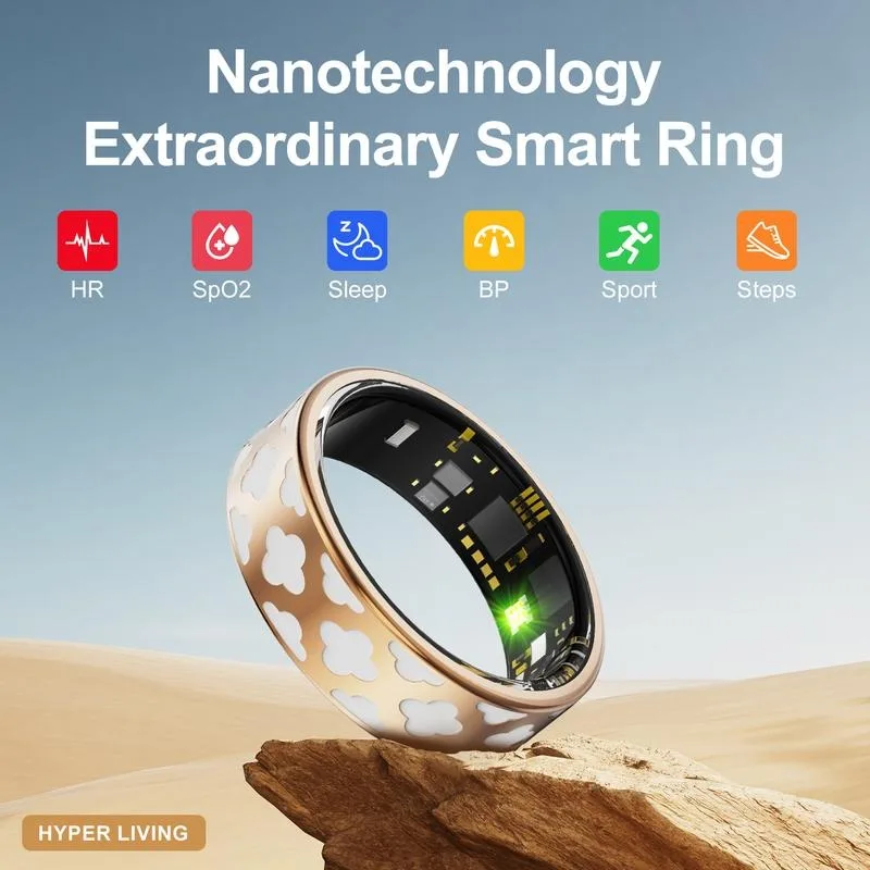 Фитнес-трекер Smart Ring с красивым хрустальным чехлом для зарядки, шагом, расстоянием, калориями, трекером сна, трекером активности 
Фитнес-трекер Smart Ring с красивым хрустальным чехлом для зарядки, шагом, расстоянием, калориями, трекером сна, трекером активности