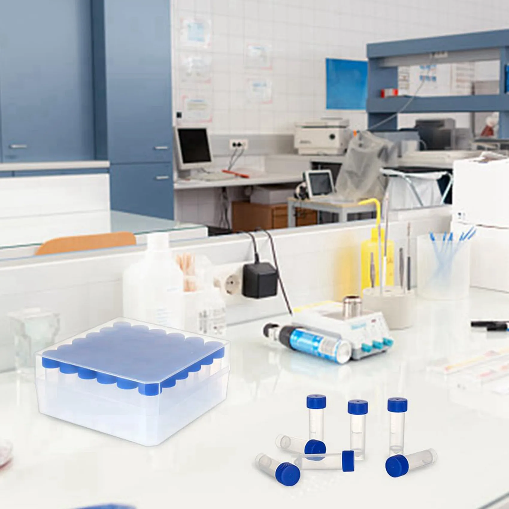 72 шт., 5 мл, пластиковые флаконы с завинчивающимися крышками, маленькие пробирки для образцов, пробирки с коробкой для хранения лабораторных принадлежностей
72 шт., 5 мл, пластиковые флаконы с завинчивающимися крышками, маленькие пробирки для образцов, пробирки с коробкой для хранения лабораторных принадлежностей