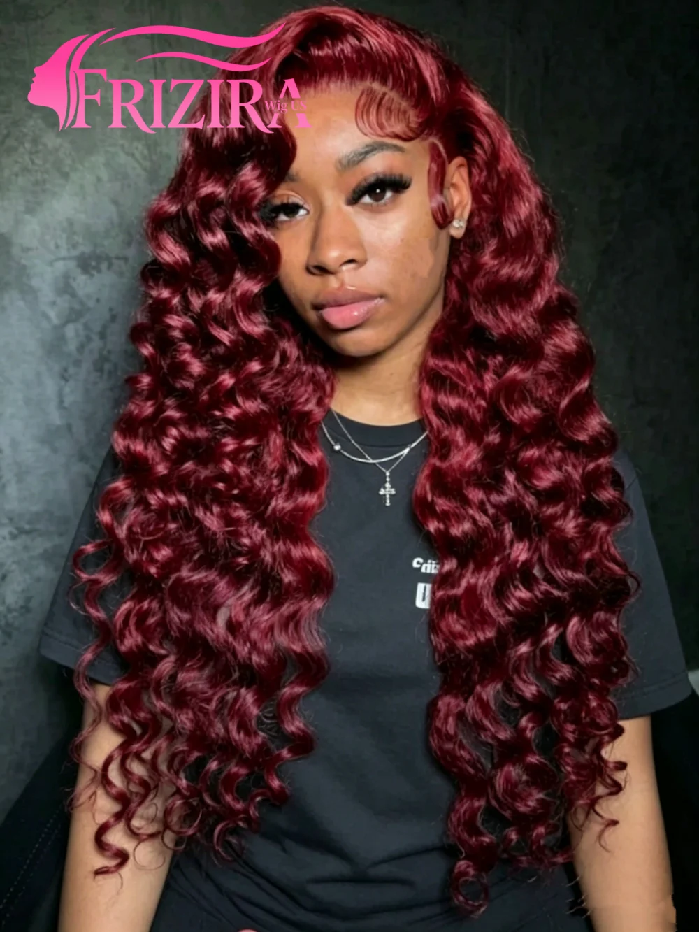 30 Inch 99j Burgundy 13x6 HD Lace Frontal Human Hair Wig 250 Density Pre plucked Colored Brazilian Deep Wave Curly Human Hair Wig
30 Inch 99j Burgundy 13x6 HD Lace Frontal Human Hair Wig 250 Density Pre plucked Colored Brazilian Deep Wave Curly Human Hair Wig