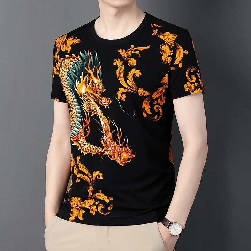 High-quality European and American Pure Cotton Men Summer Short-sleeved Loose Version T-shirt Unisex Drop Shipping
High-quality European and American Pure Cotton Men Summer Short-sleeved Loose Version T-shirt Unisex Drop Shipping