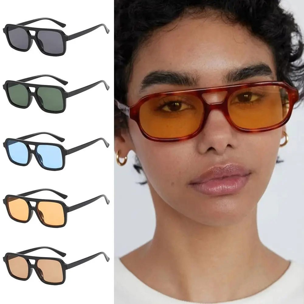 Trendy Popular 70s Square Sunglasses UV Protection Comfortable Wear Double Bridge Sun Glasses Retro Eyewear for Women & Men
Trendy Popular 70s Square Sunglasses UV Protection Comfortable Wear Double Bridge Sun Glasses Retro Eyewear for Women & Men