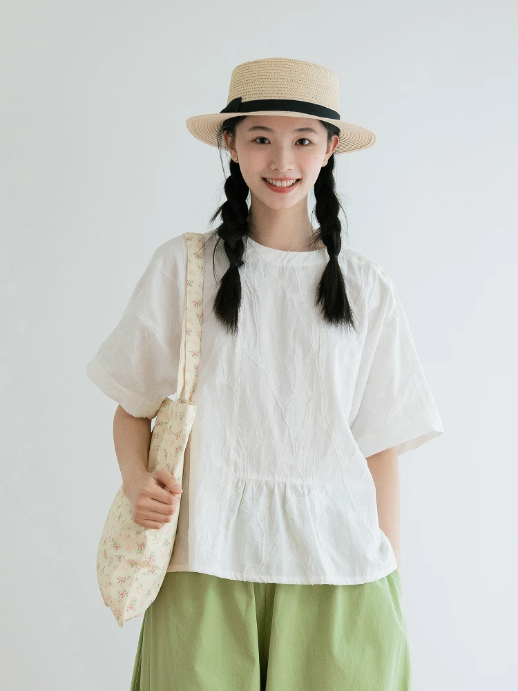 Базовая белая футболка с коротким рукавом, практичная, простая, для повседневной носки, из хлопка, теплая, с круглым вырезом, стандартной длины, на пуговицах, для весеннего сезона.
Базовая белая футболка с коротким рукавом, практичная, простая, для повседневной носки, из хлопка, теплая, с круглым вырезом, стандартной длины, на пуговицах, для весеннего сезона.