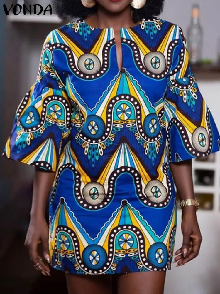 VONDA Women Mini Dress 2024 Summer Sexy Party Printed Dress Elegant Office Sundress Bohemian Vestidos Casual Loose Robe Femme
VONDA Women Mini Dress 2024 Summer Sexy Party Printed Dress Elegant Office Sundress Bohemian Vestidos Casual Loose Robe Femme