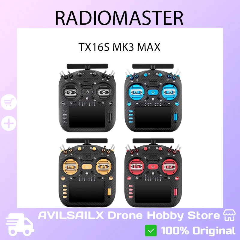 Предзаказ: Радиоуправляемый пульт Radiomaster TX16S MK3 MAX FPV - система ELRS ExpressLRS, высокоточные металлические джойстики AG02
Предзаказ: Радиоуправляемый пульт Radiomaster TX16S MK3 MAX FPV - система ELRS ExpressLRS, высокоточные металлические джойстики AG02