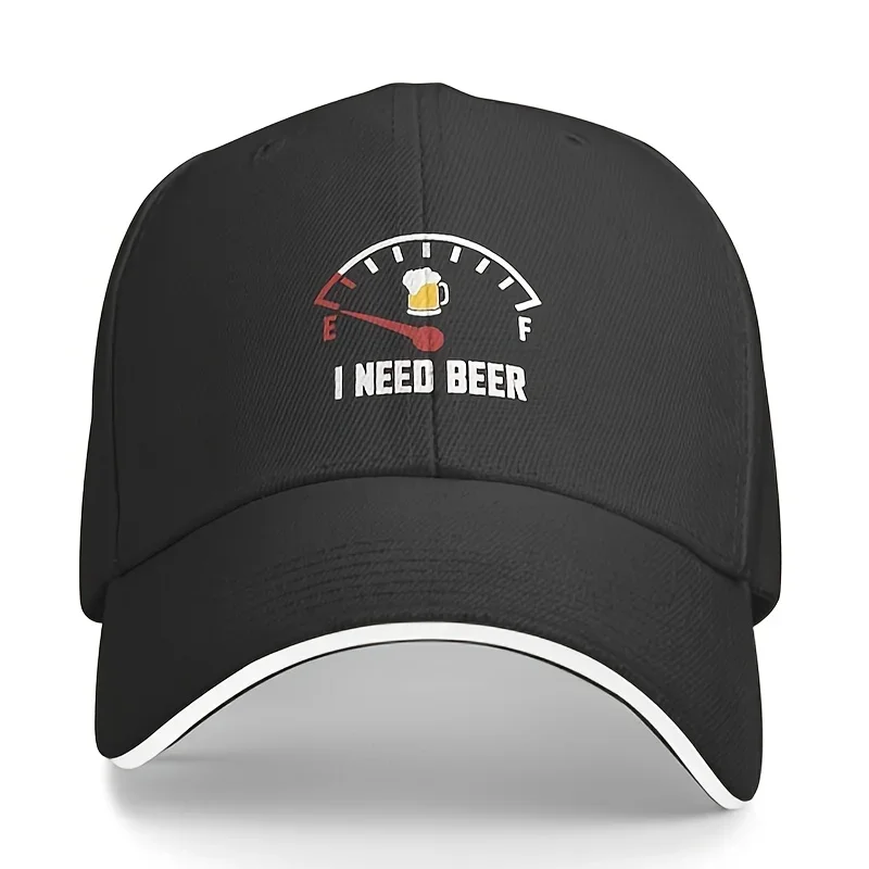"I Need Beer" Distressed Baseball Cap - Eye-Catching Red & White Print, 100% Polyester, Hand-Washable Trucker Dad Hat
"I Need Beer" Distressed Baseball Cap - Eye-Catching Red & White Print, 100% Polyester, Hand-Washable Trucker Dad Hat