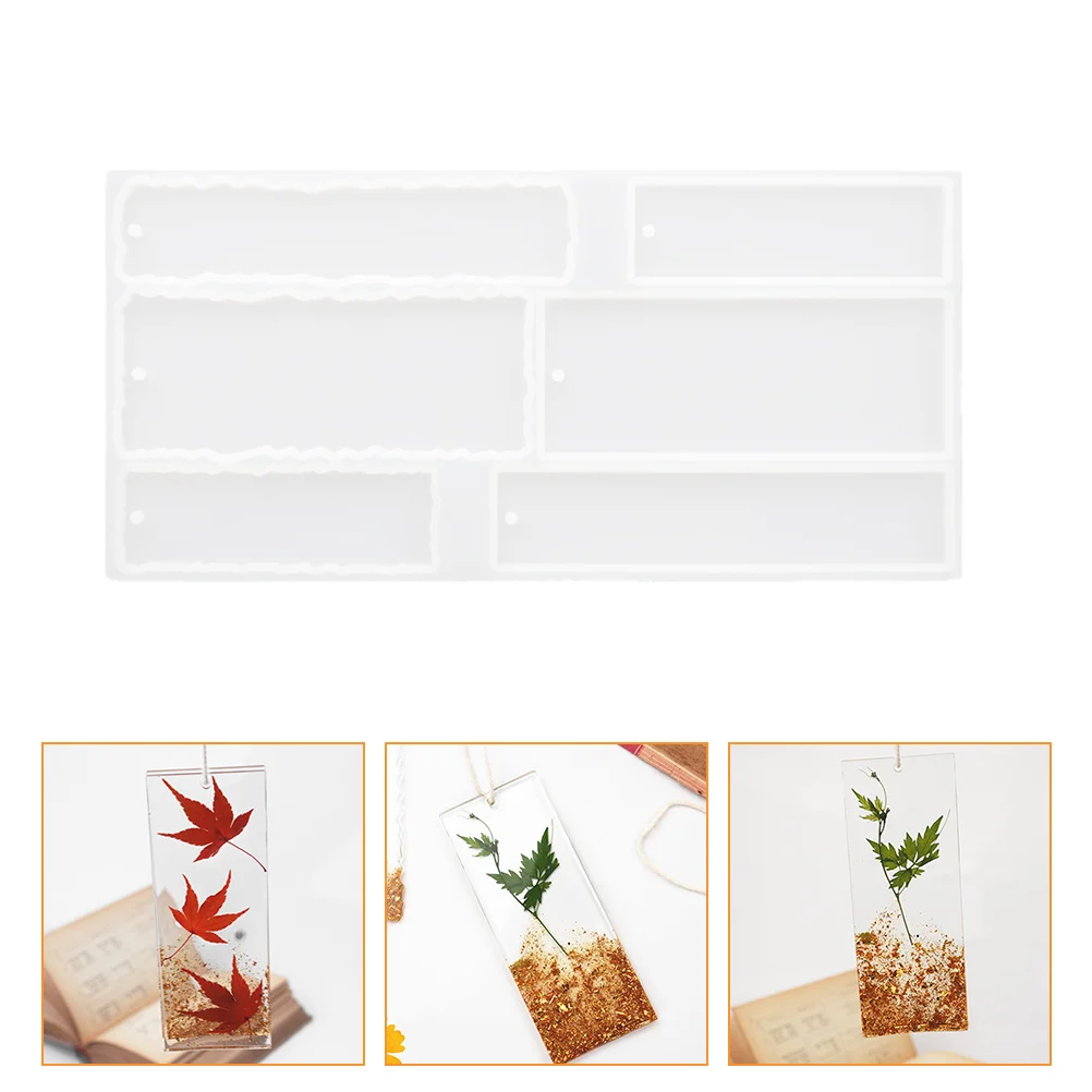 6 Pieces Bookmark Mold Silicone DIY Epoxy Resin Unique Shape Tray Making Accessories Jewelry Craft Irregular Mould
6 Pieces Bookmark Mold Silicone DIY Epoxy Resin Unique Shape Tray Making Accessories Jewelry Craft Irregular Mould