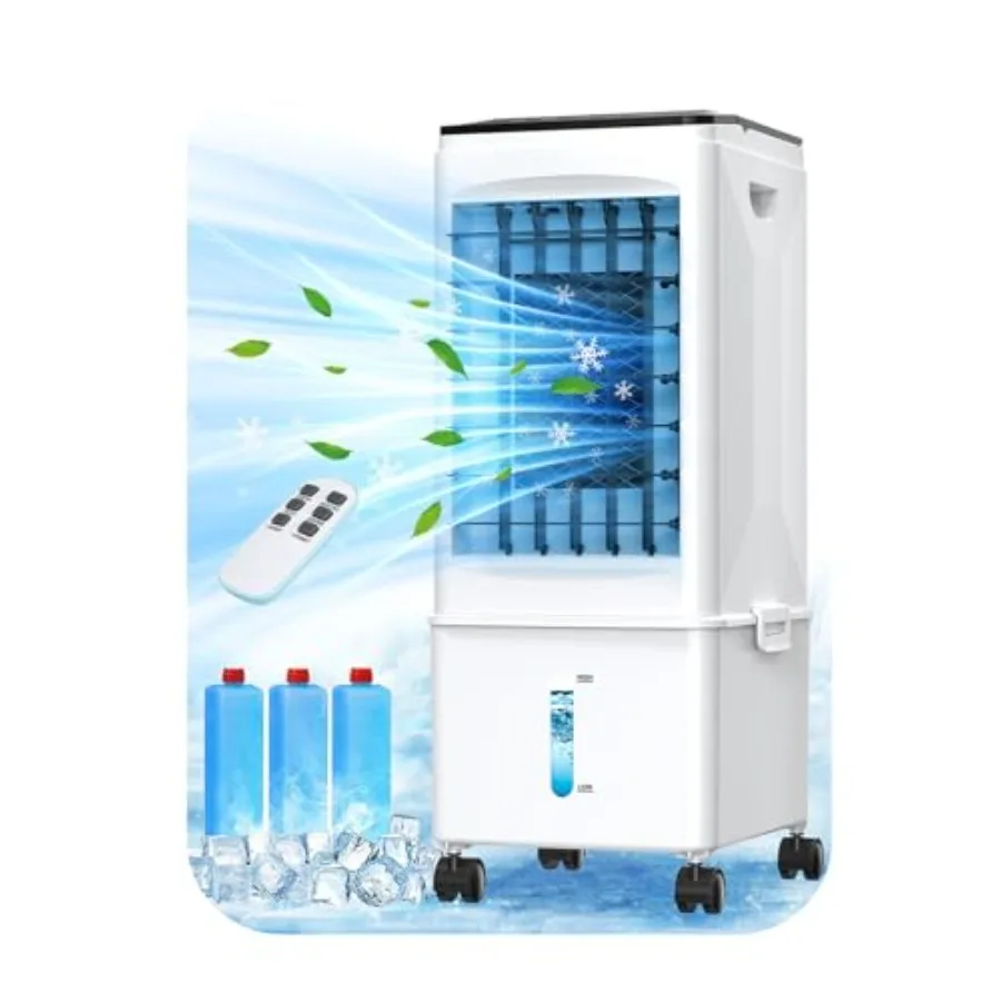 Portable air conditioners for room and office use, plastic housing, white, 9.5L reservoir with evaporative cooling, quiet opera
Portable air conditioners for room and office use, plastic housing, white, 9.5L reservoir with evaporative cooling, quiet opera