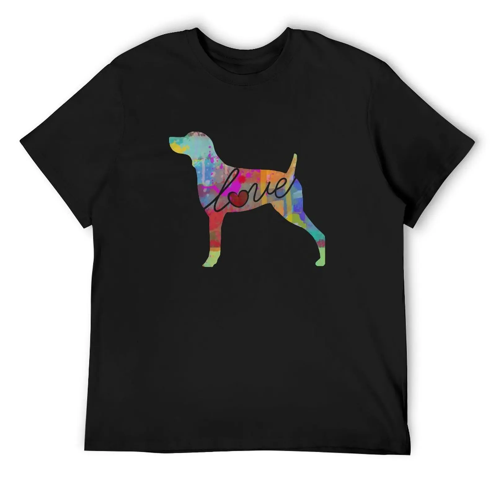 Weimaraner Love - A Bright and Colorful Watercolor Style Gift T-Shirt customs cotton graphic tees Men's t shirts
Weimaraner Love - A Bright and Colorful Watercolor Style Gift T-Shirt customs cotton graphic tees Men's t shirts