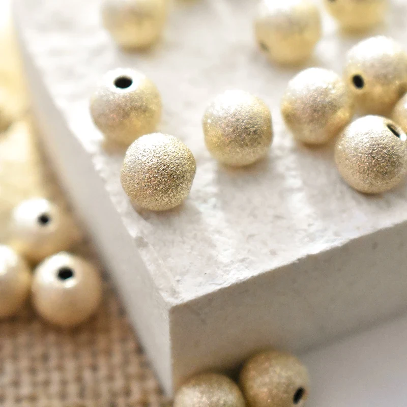 14K Gold Filled Stardust Beads 2-8mm round Gold Dust Beads for DIY Jewelry Making Accessories Gold Findings
14K Gold Filled Stardust Beads 2-8mm round Gold Dust Beads for DIY Jewelry Making Accessories Gold Findings