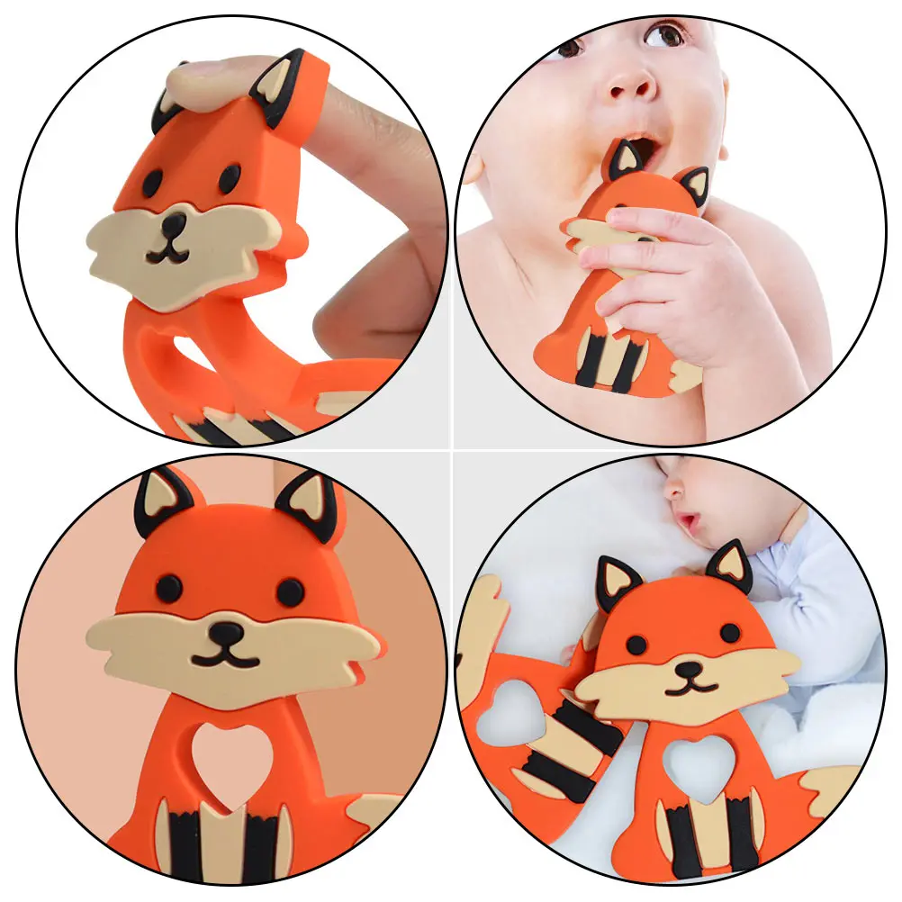 1pc Baby Teether Silicone Infant Molar Plaything Animal Shaped Soother Bpa-Free Chewing Tool Oral Exercise Easy Carry Gift For
1pc Baby Teether Silicone Infant Molar Plaything Animal Shaped Soother Bpa-Free Chewing Tool Oral Exercise Easy Carry Gift For