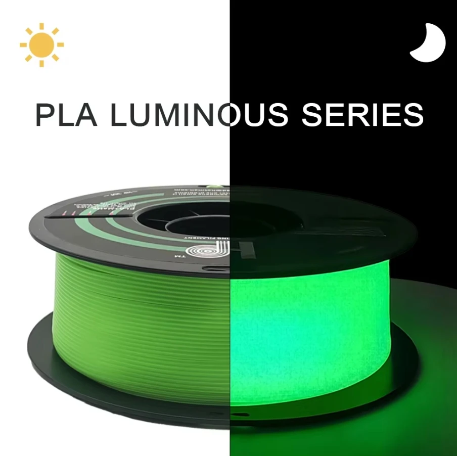 3D Printer Filament, Glow in the Night, PLA Filament, HP3DF 1.75mm Accuracy +/- 0.02mm, 1KG Spool (2.2 lbs), Fit Most FDM Printe
3D Printer Filament, Glow in the Night, PLA Filament, HP3DF 1.75mm Accuracy +/- 0.02mm, 1KG Spool (2.2 lbs), Fit Most FDM Printe