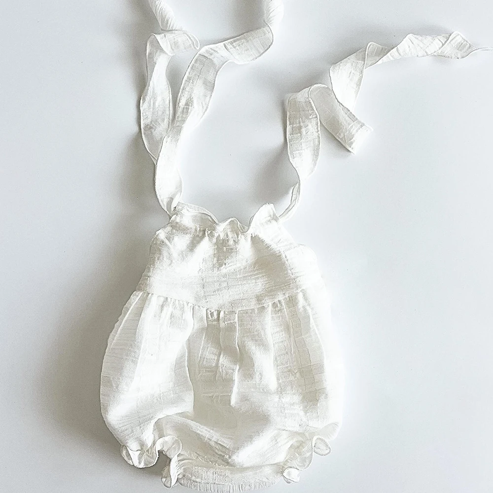 Newborn Photography Outfit Double Layer Cotton Romper Tie Strap Baby Photo Props Newborn Photoshoot Clothes Infant Photography
Newborn Photography Outfit Double Layer Cotton Romper Tie Strap Baby Photo Props Newborn Photoshoot Clothes Infant Photography