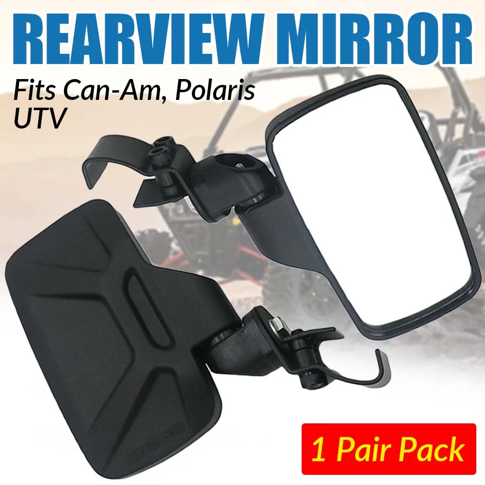 UTV Side & Rear View Mirrors – One Pair, Compatible with Can-Am/Polaris All Models, HD Vision Upgrade Car Accessories
UTV Side & Rear View Mirrors – One Pair, Compatible with Can-Am/Polaris All Models, HD Vision Upgrade Car Accessories
