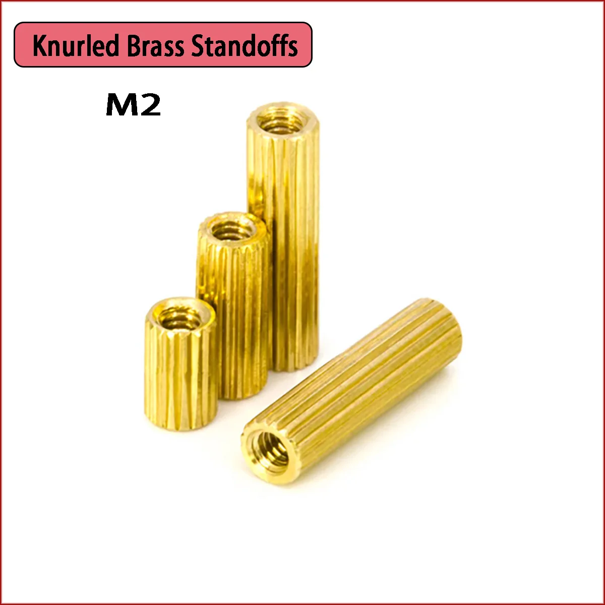 Knurled Brass Standoffs - Double Pass Round Brass Spacer Screws for Security Cameras & Surveillance Equipment M2
Knurled Brass Standoffs - Double Pass Round Brass Spacer Screws for Security Cameras & Surveillance Equipment M2