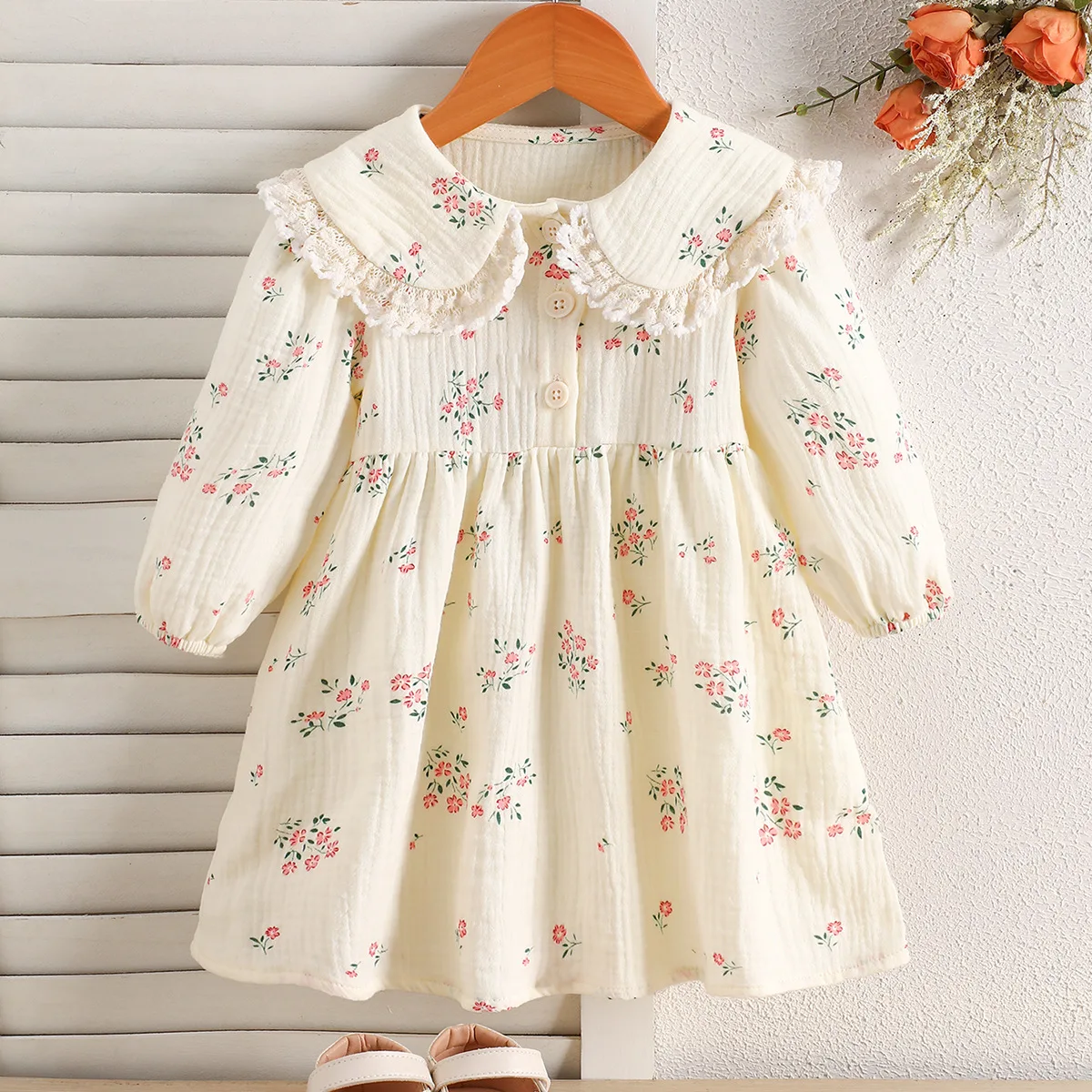 18M-6T spring autumn child kids girls cute full sleeve dress
18M-6T spring autumn child kids girls cute full sleeve dress
