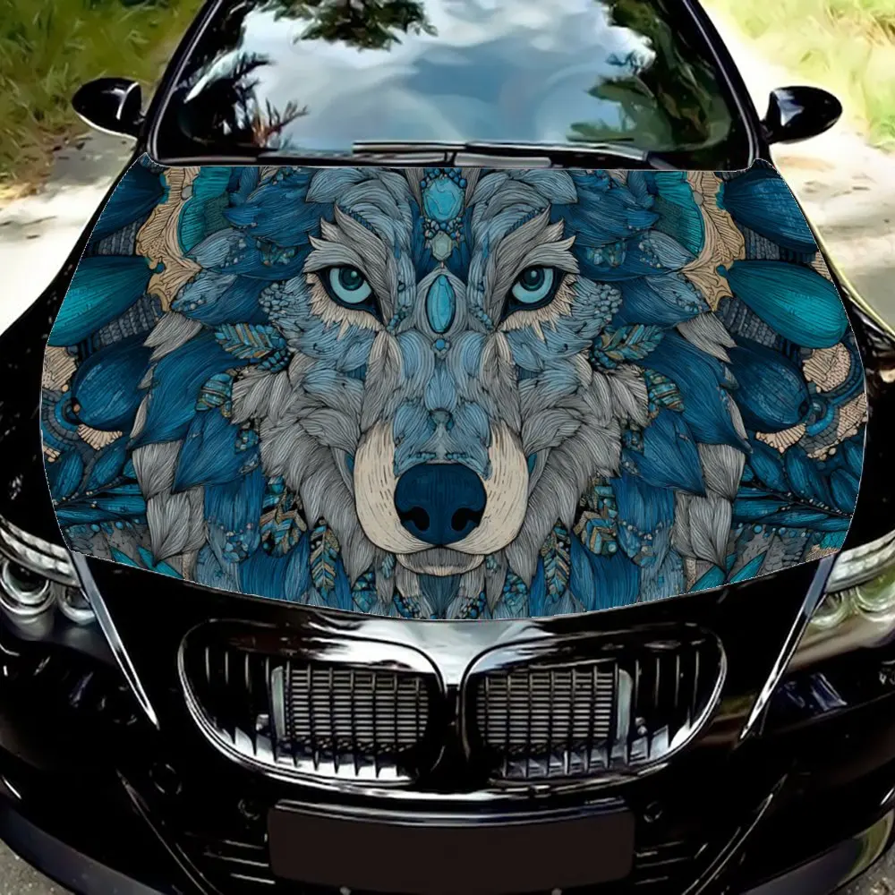 Exotic Style Green Wolf Car Hood Sticker, Personalized & Trendy Auto Art Decal, Self-adhesive Waterproof Car Exterior Vinyl Wrap
Exotic Style Green Wolf Car Hood Sticker, Personalized & Trendy Auto Art Decal, Self-adhesive Waterproof Car Exterior Vinyl Wrap