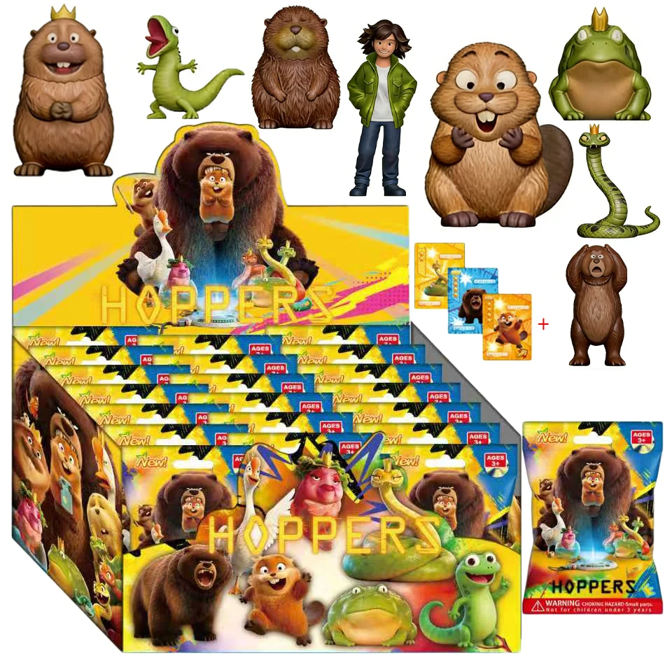 24Pcs box Hoppers Beaver Transformation Plan Series Figures Cute Cartoon Model Toy Surprise Gift for Kids
24Pcs box Hoppers Beaver Transformation Plan Series Figures Cute Cartoon Model Toy Surprise Gift for Kids