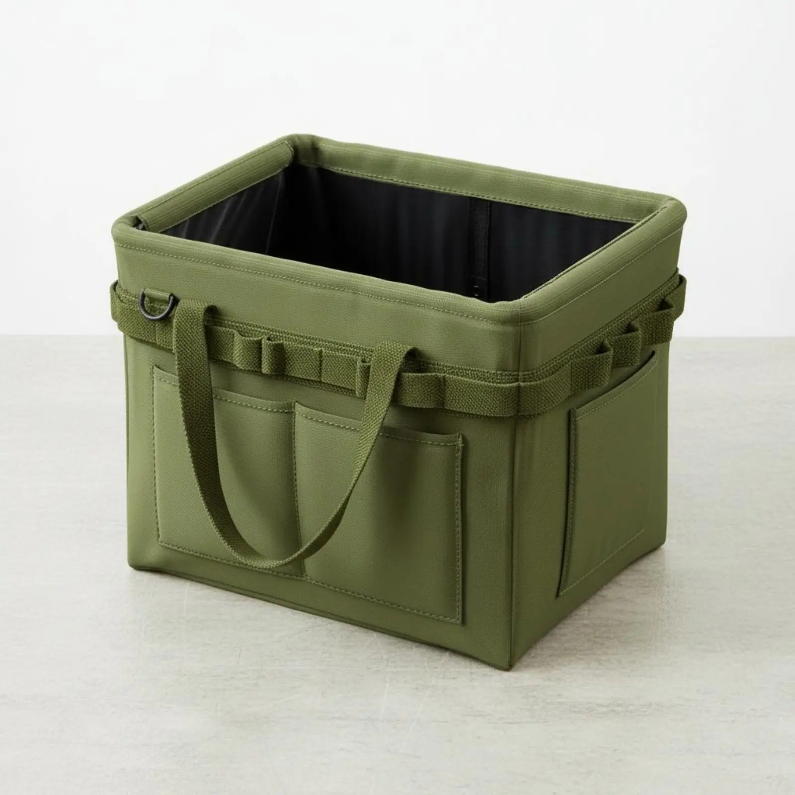 Foldable Tool Bag Large Capacity Multi-Pocket Tool Carrier Foldable Canvas Storage Bin Wear-Resistant Textile for Electricians
Foldable Tool Bag Large Capacity Multi-Pocket Tool Carrier Foldable Canvas Storage Bin Wear-Resistant Textile for Electricians