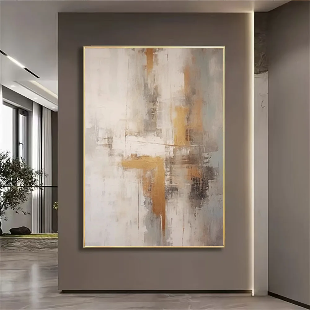 Modern Simple Dark Gold Hand Painted Abstract Oil Painting For Home Large Wall Art Canvas Picture Decor Wall Drawing Living Room
Modern Simple Dark Gold Hand Painted Abstract Oil Painting For Home Large Wall Art Canvas Picture Decor Wall Drawing Living Room