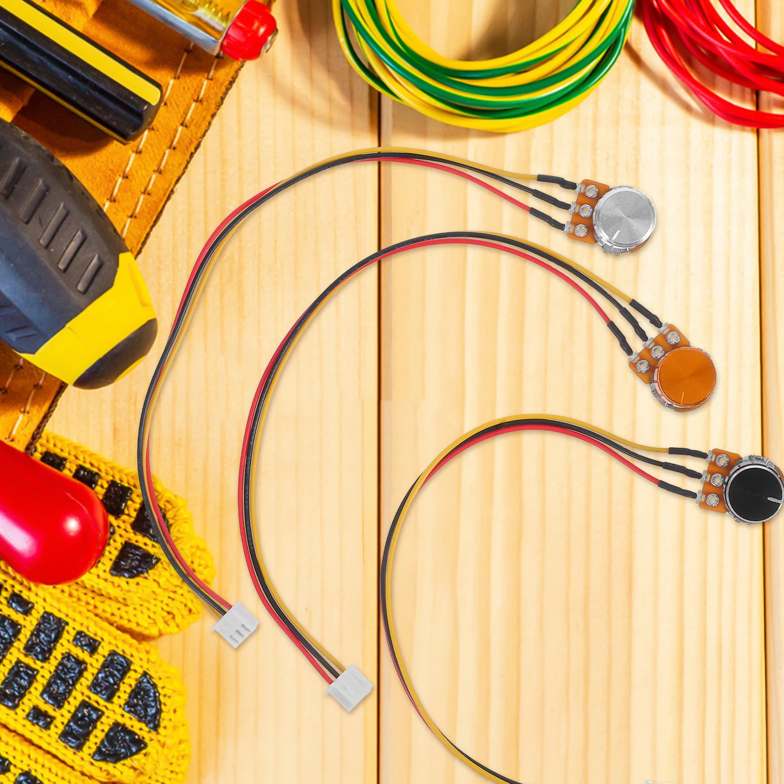 3 Set Knob Potentiometer Connector Wire Cord Electric Cable Dial Dual Gang Iron Control Digital Encoder Conductive
3 Set Knob Potentiometer Connector Wire Cord Electric Cable Dial Dual Gang Iron Control Digital Encoder Conductive