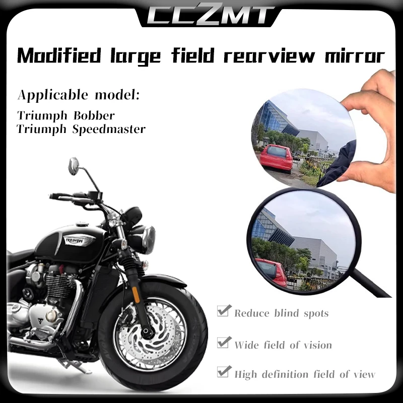 For Triumph Bobber Speedmaster Accessories Convex Mirror Increase Rearview Mirrors Side Mirror View Vision Lens
For Triumph Bobber Speedmaster Accessories Convex Mirror Increase Rearview Mirrors Side Mirror View Vision Lens