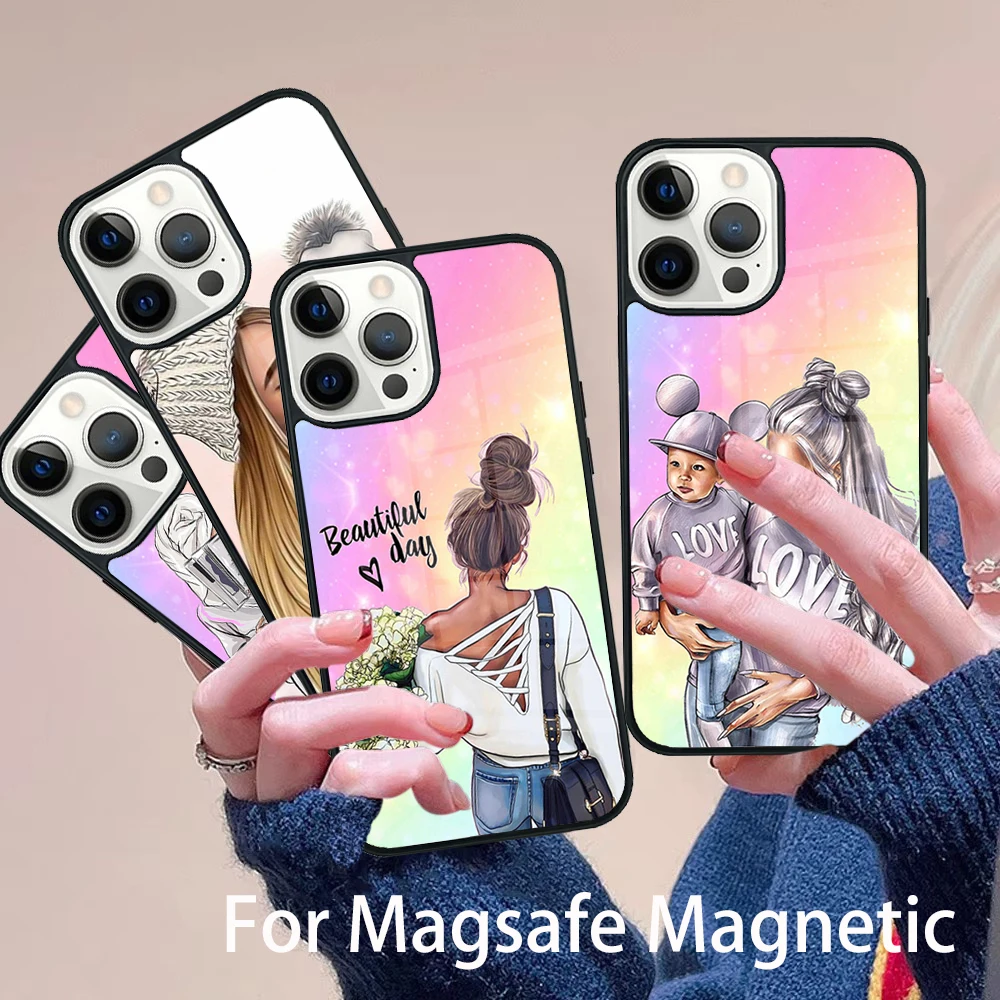 Super Mom Baby Phone Case Magesafe Magnetic Wireless Cover For IPhone 16 11 12 13 14 15 Pro Max Plus Mini
Super Mom Baby Phone Case Magesafe Magnetic Wireless Cover For IPhone 16 11 12 13 14 15 Pro Max Plus Mini