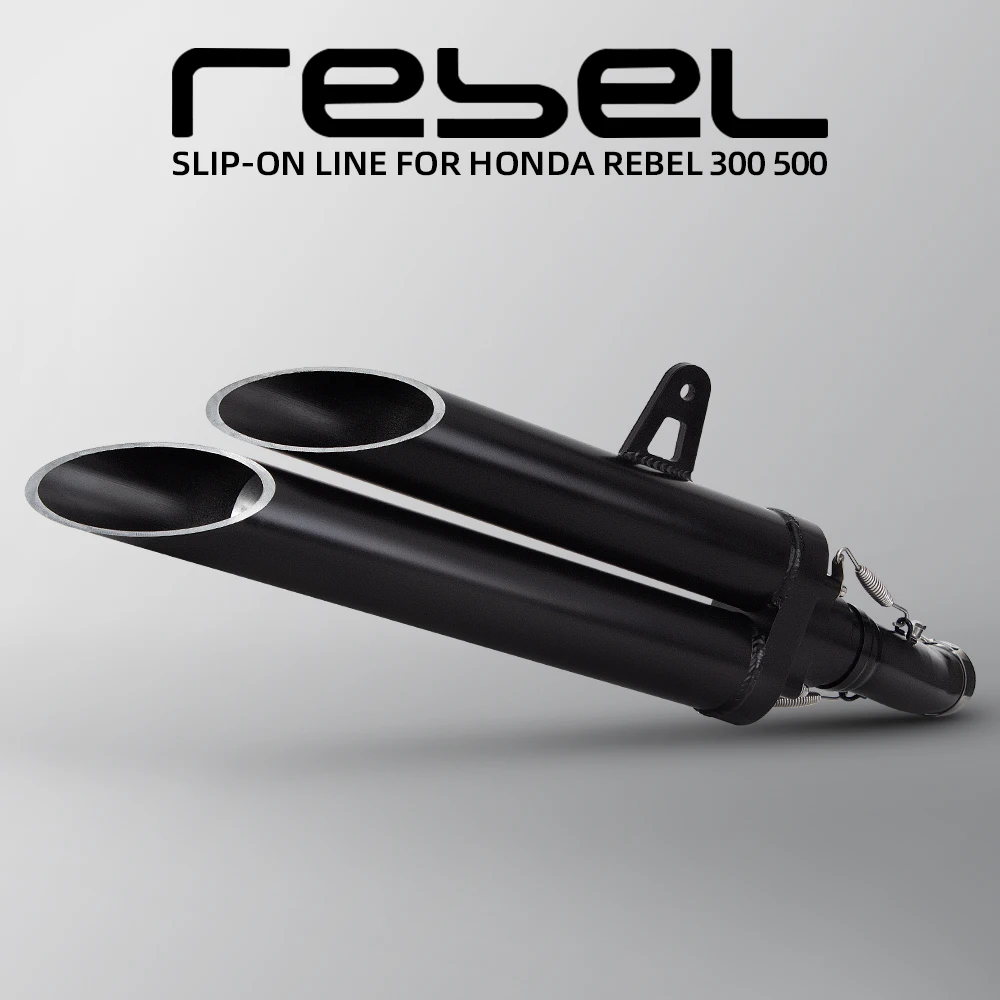 For Honda CMX300 CMX500 Rebel CMX CM 300 500 Motorcycle Exhaust Black Warrior Escape Stainless Slip on Line Muffler Kit
For Honda CMX300 CMX500 Rebel CMX CM 300 500 Motorcycle Exhaust Black Warrior Escape Stainless Slip on Line Muffler Kit