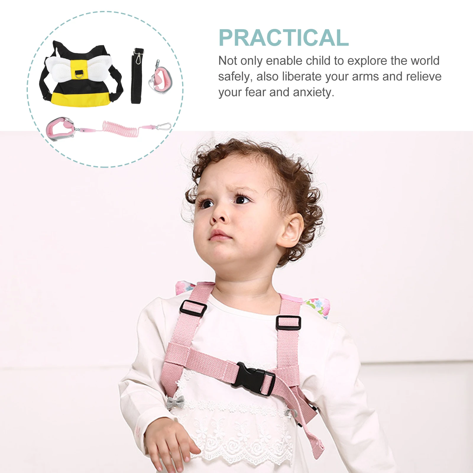Anti-lost Traction Rope Toddler Leash Harness Baby Reins for Toddlers Boys Walking Backpack
Anti-lost Traction Rope Toddler Leash Harness Baby Reins for Toddlers Boys Walking Backpack