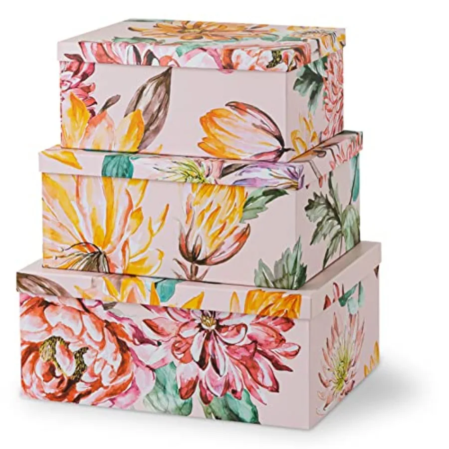 Decorative Cardboard Storage Boxes with Lids for Home Decor and Organization Set of 3 Large Keepsake Boxes for Memories and Gif
Decorative Cardboard Storage Boxes with Lids for Home Decor and Organization Set of 3 Large Keepsake Boxes for Memories and Gif