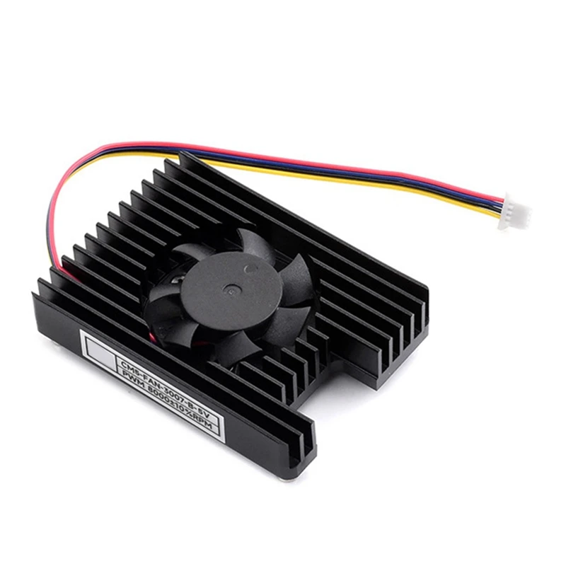 3007 Cooling Fan For Raspberry Pi Compute Module 5 5V 8000RPM PWM Radiator Aluminum Alloy Heat Sink For CM5
3007 Cooling Fan For Raspberry Pi Compute Module 5 5V 8000RPM PWM Radiator Aluminum Alloy Heat Sink For CM5