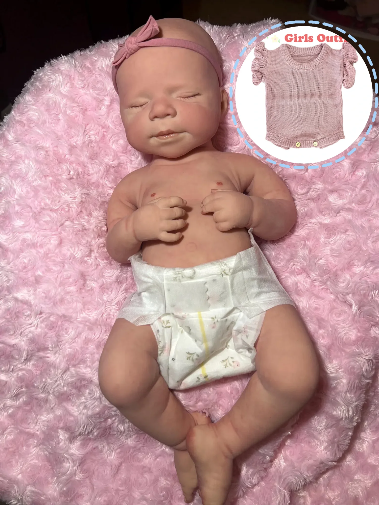 Attyi 18Inch Sleeping Pascale Full Body Silicone Girl Doll With Painted Bald 3D Painted Skin Soft Touch Feeling bebe reborn doll
Attyi 18Inch Sleeping Pascale Full Body Silicone Girl Doll With Painted Bald 3D Painted Skin Soft Touch Feeling bebe reborn doll