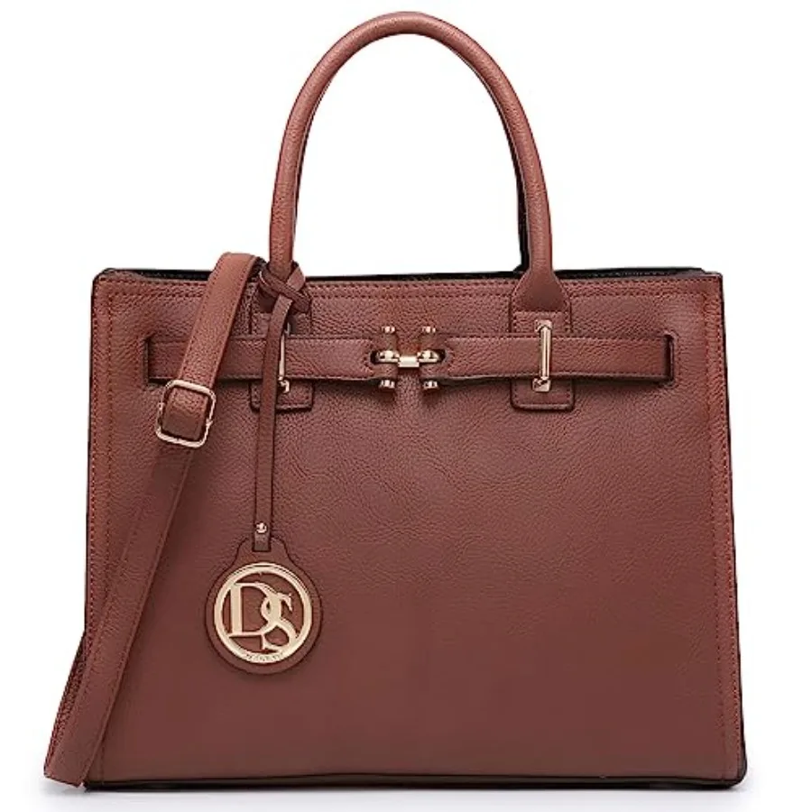 Dasein Women Satchel Purses Handbags Belted Top-handle Work Tote Shoulder Bags with Long Strap
Dasein Women Satchel Purses Handbags Belted Top-handle Work Tote Shoulder Bags with Long Strap