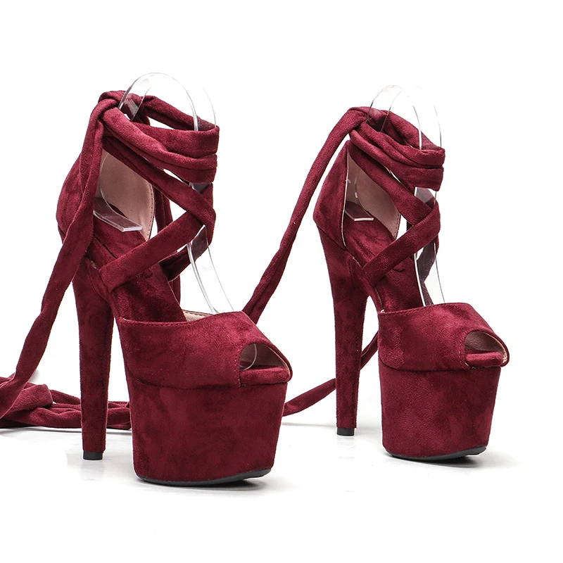 Leecabe 17CM/7Inch PVC Upper Sexy Exotic High Heels Pole Dancing Shoes Models Party Show Stage Platform Women Sandals 1B
Leecabe 17CM/7Inch PVC Upper Sexy Exotic High Heels Pole Dancing Shoes Models Party Show Stage Platform Women Sandals 1B