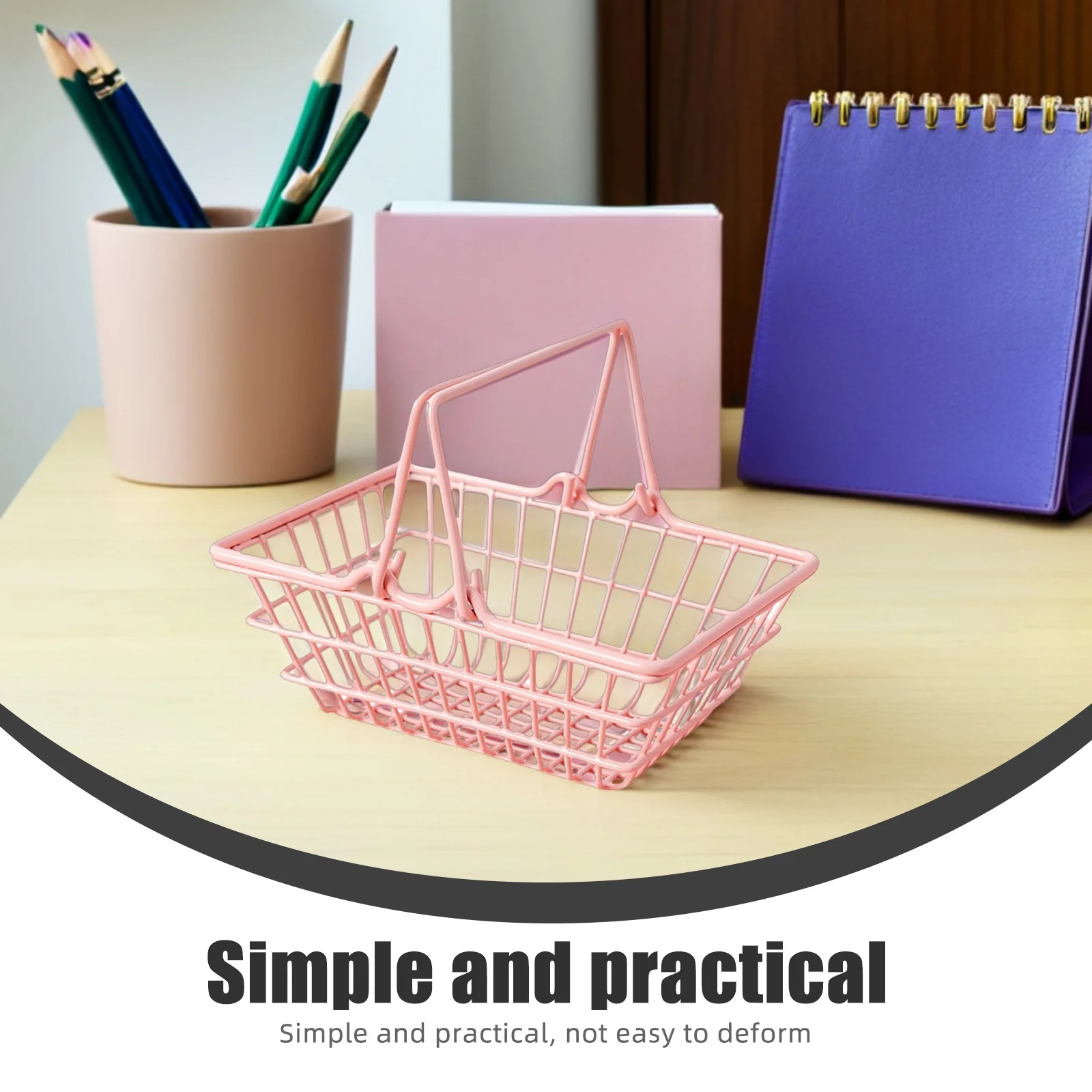 1pc Pink Mini Shopping Basket Small Storage Holder Home Decor Photo Prop Sundries Organizer Corrosion Resistant Lightweight Mini
1pc Pink Mini Shopping Basket Small Storage Holder Home Decor Photo Prop Sundries Organizer Corrosion Resistant Lightweight Mini