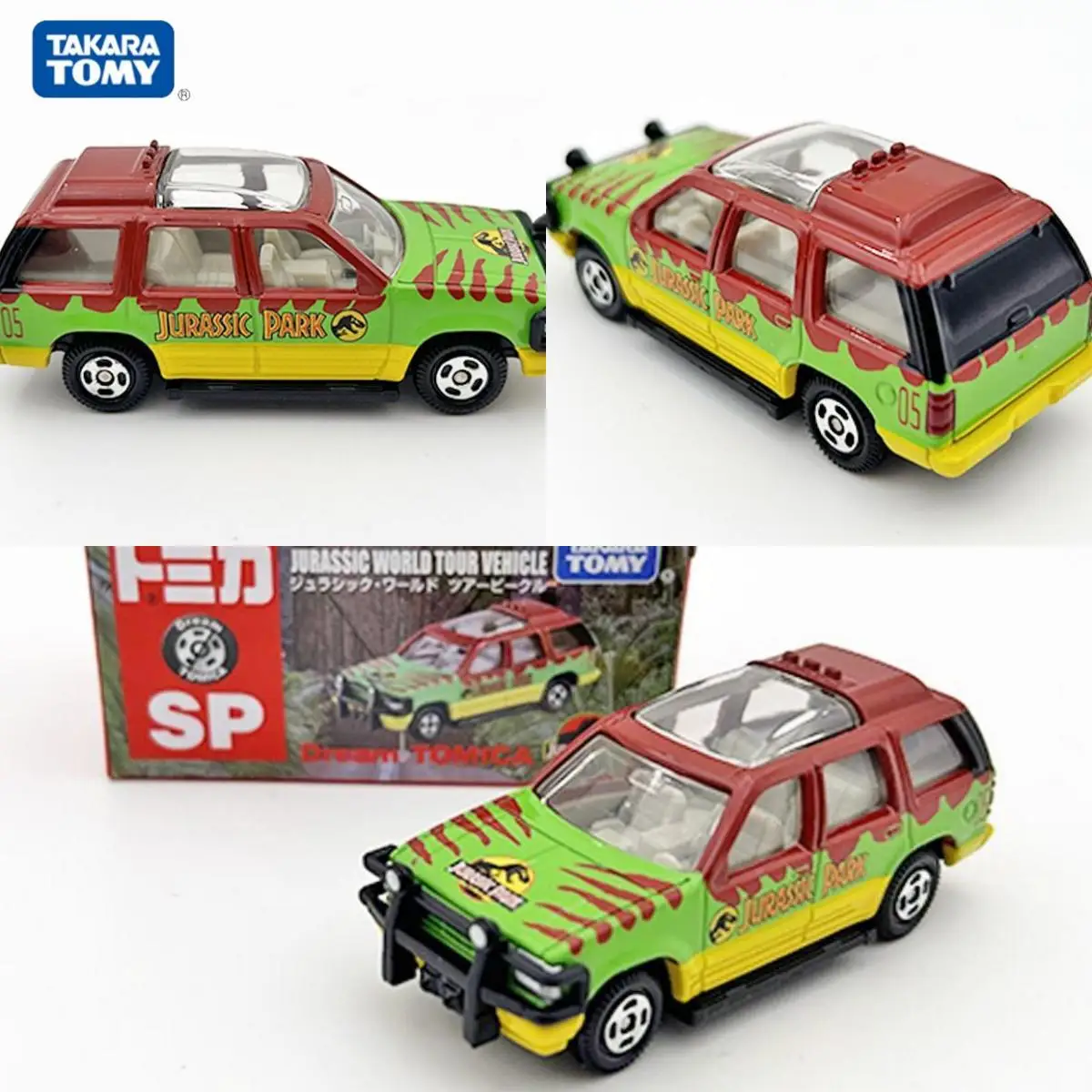 TAKARA TOMY Dream Tomica SP JURASSIC WORLD TOUR VEHICLE Alloy Motor Vehicle Toy Die-casting Metal Model Collection Boy's Gifts
TAKARA TOMY Dream Tomica SP JURASSIC WORLD TOUR VEHICLE Alloy Motor Vehicle Toy Die-casting Metal Model Collection Boy's Gifts