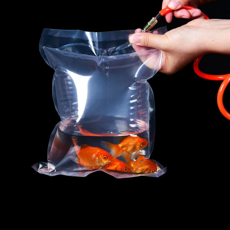 100pcs Transparent Anti Extrusion Inflatable Bag Ornamental Fish Shrimp Packing Bag Express Fragile Oxygen Delivery Bubble Pouch
100pcs Transparent Anti Extrusion Inflatable Bag Ornamental Fish Shrimp Packing Bag Express Fragile Oxygen Delivery Bubble Pouch