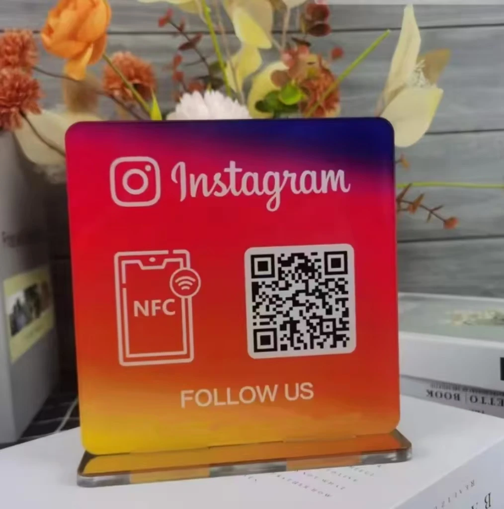 Custom Logo Google Review Sign NFC Tap Scan QR Code Various Social Media Acrylic Sign Review US ON Google Follow US On Instagram
Custom Logo Google Review Sign NFC Tap Scan QR Code Various Social Media Acrylic Sign Review US ON Google Follow US On Instagram