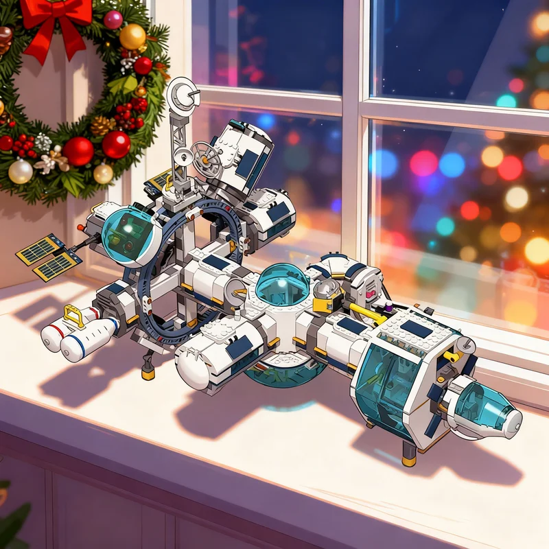 582pcs MOC Space Station City Model Building Blocks Creative DIY Gift Display Decor Assemble Premium Adult Kids Desk Home Toy
582pcs MOC Space Station City Model Building Blocks Creative DIY Gift Display Decor Assemble Premium Adult Kids Desk Home Toy