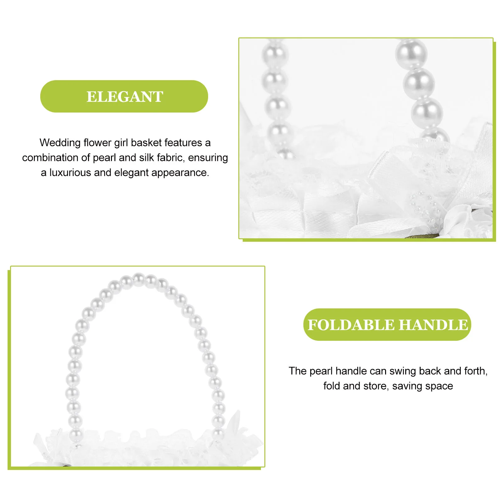 2pcs Elegant Girl Lightweight Portable Party Supplies Wedding Flower Baskets Lace Wedding Petal Baskets
2pcs Elegant Girl Lightweight Portable Party Supplies Wedding Flower Baskets Lace Wedding Petal Baskets