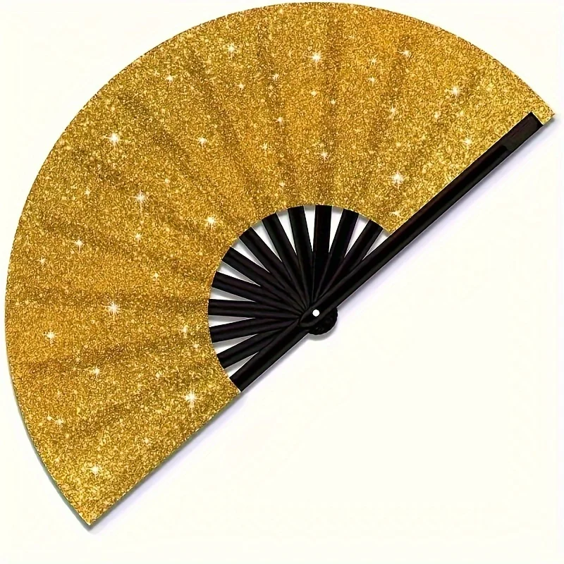 1pc Glitter Large Rave Fan Handheld Folding Fan for Summer Dancing Party Costume Home Decorative Chinese Tai Chi Kung Fu Fan
1pc Glitter Large Rave Fan Handheld Folding Fan for Summer Dancing Party Costume Home Decorative Chinese Tai Chi Kung Fu Fan